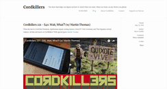 Desktop Screenshot of cordkillers.com